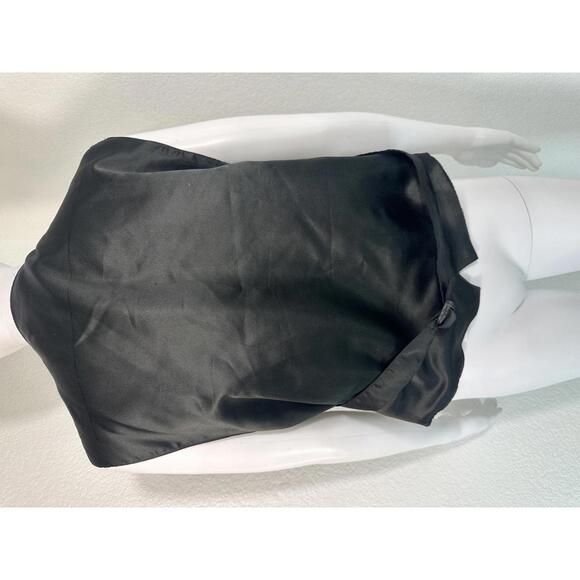 Vintage Beaded Batik Vest Boho Festival Statement Layering Top Fall Holiday - Picture 3 of 5